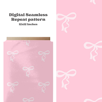 Girly coquette bow Pattern
