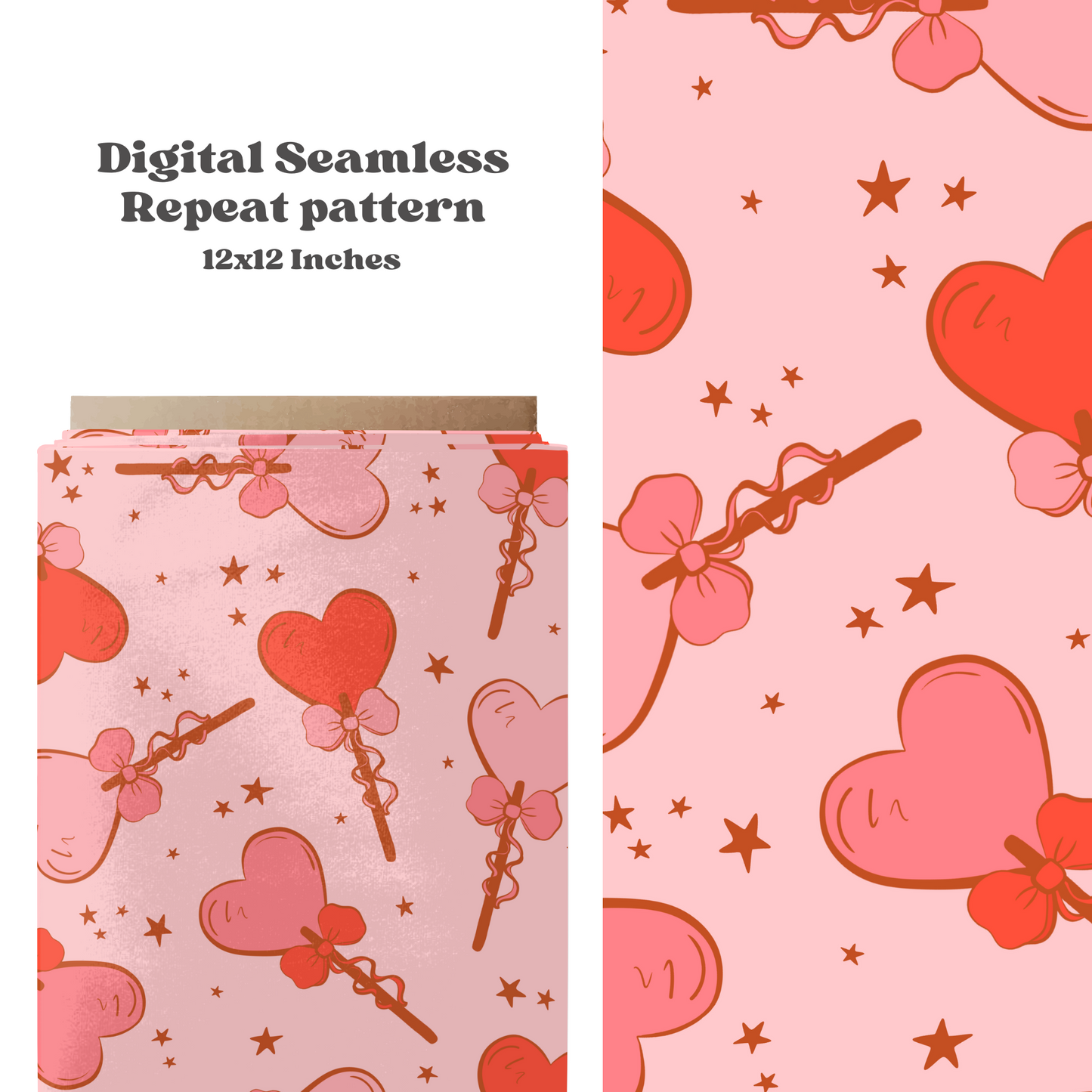 Valentine Candy Pattern Design