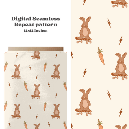 Boy Easter Skating Pattern