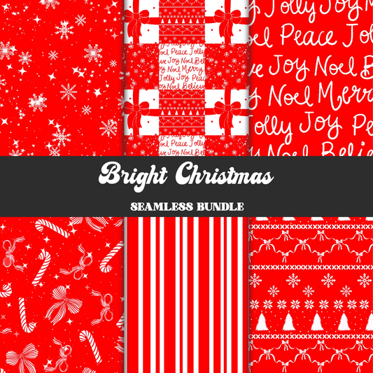 Bright Christmas Seamless Bundle