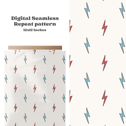 July Lightning Bolts Pattern