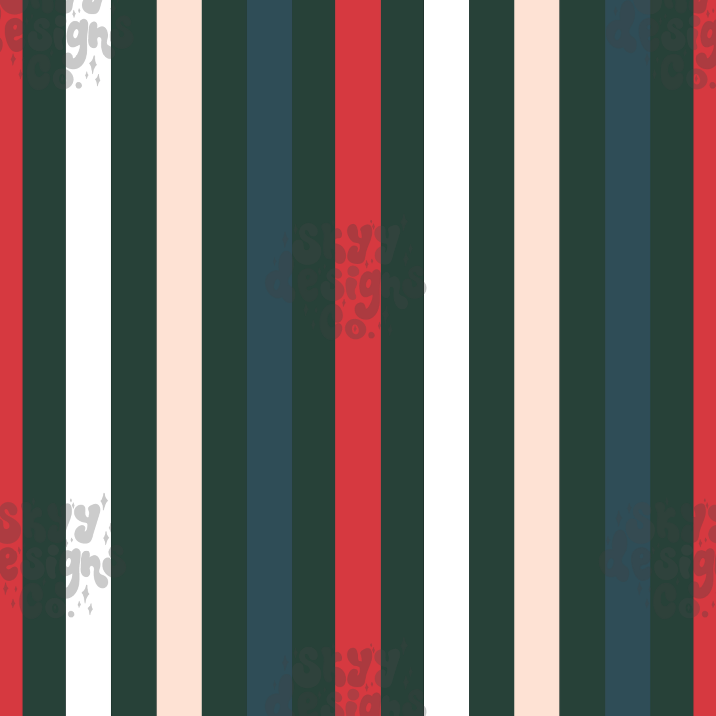 Christmas stripe Seamless pattern