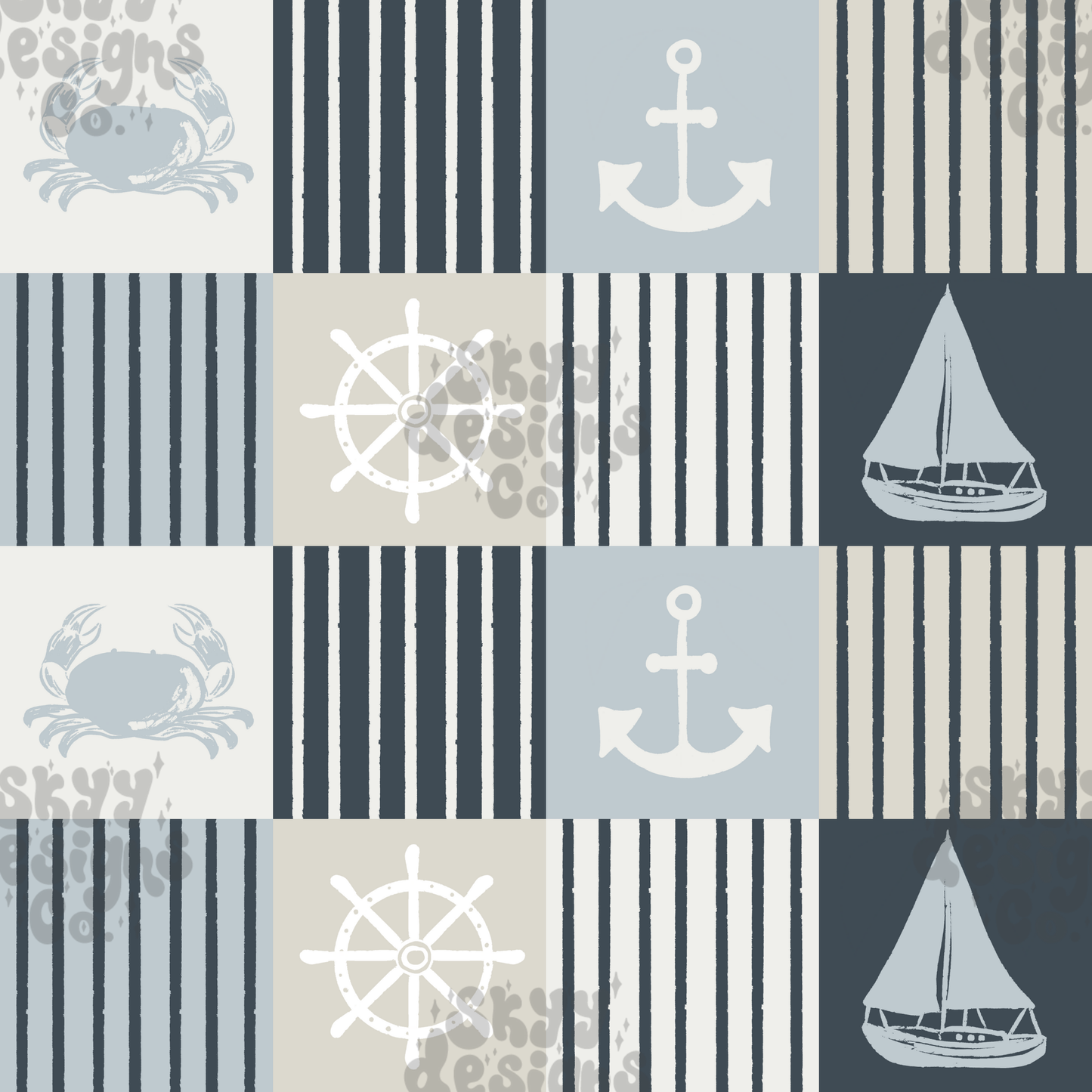 Nautical Summer Patchwork