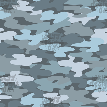 Blue camo Pattern