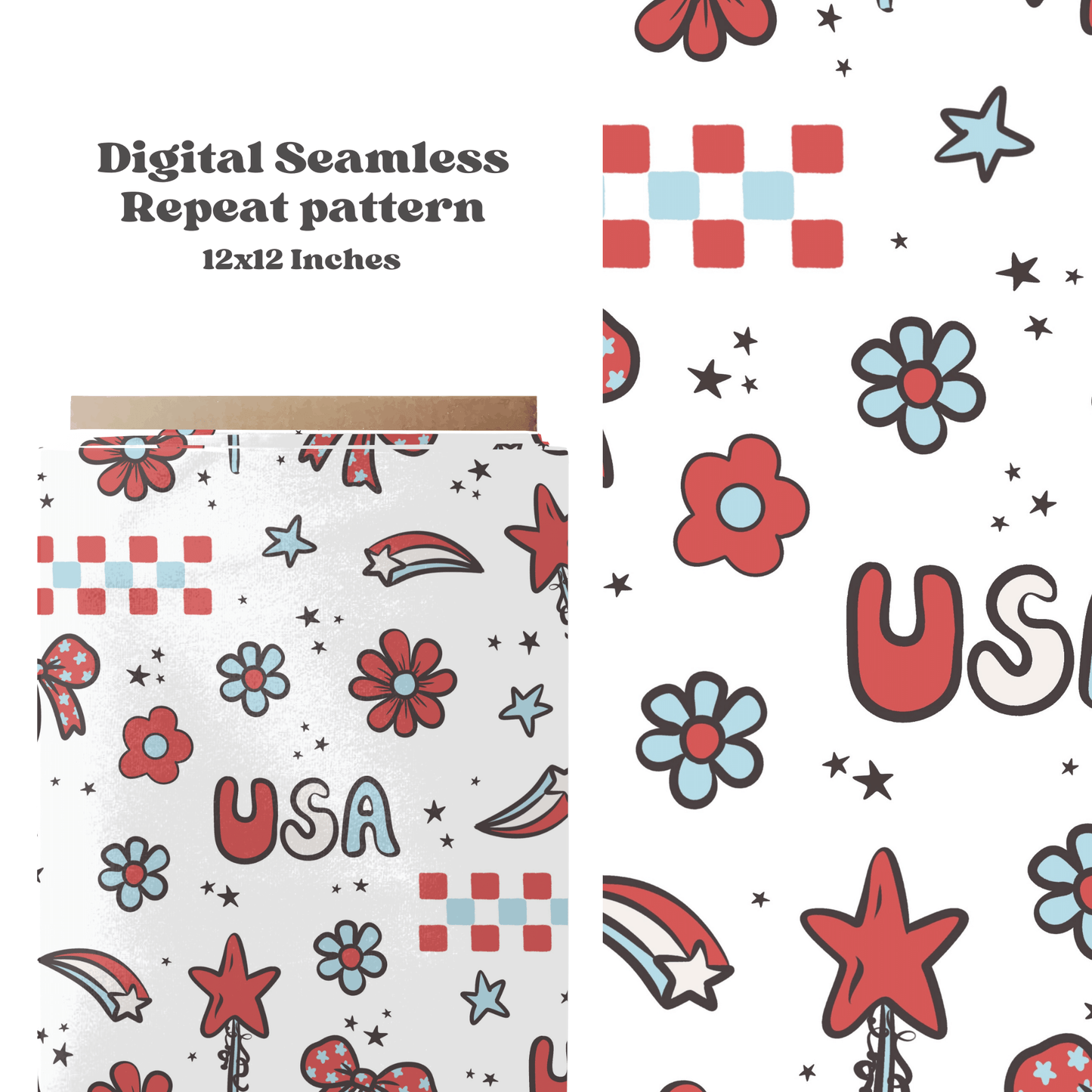 Trendy Fourth of July Pattern