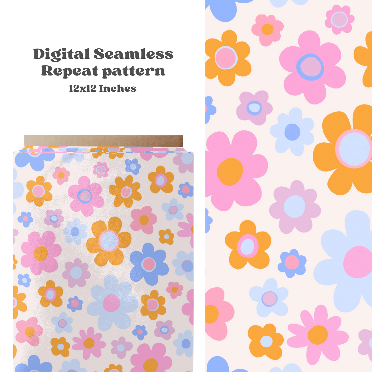 Bright Spring Floral Pattern
