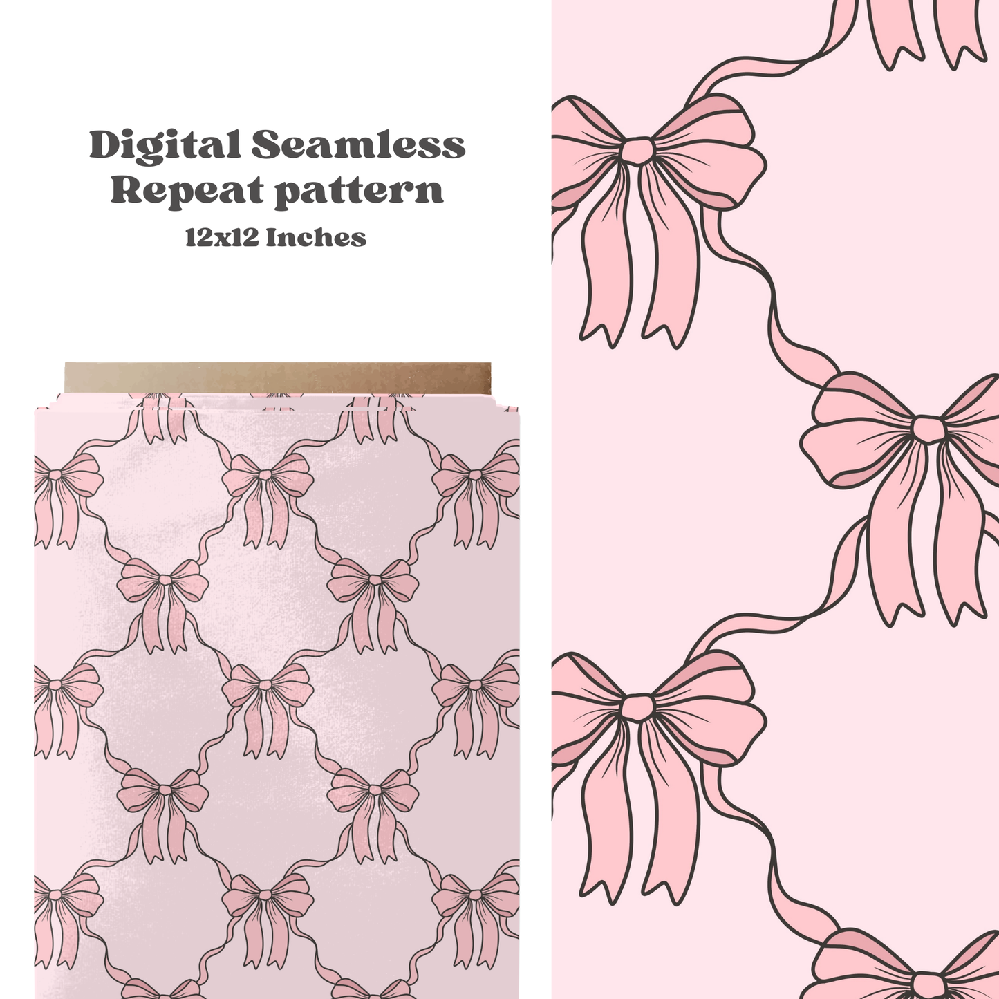 Girly Coquette Bow Pattern
