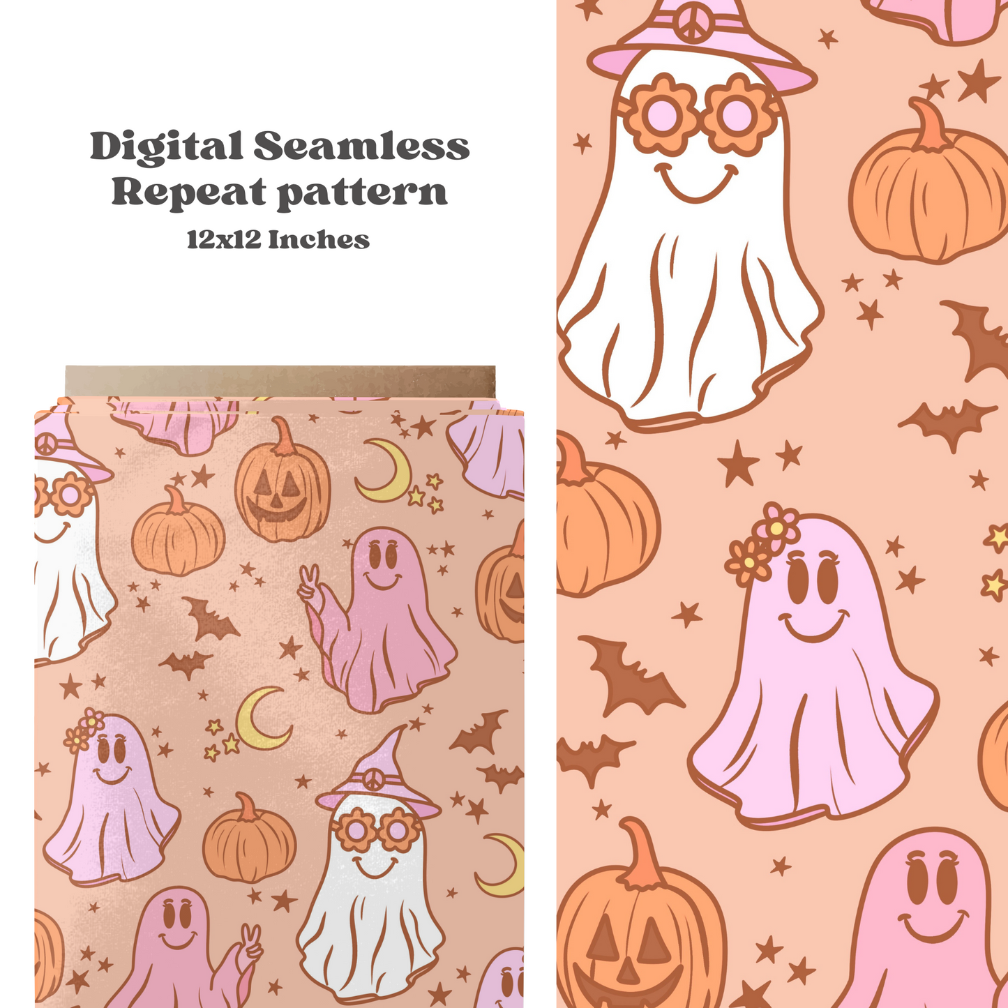 Trendy Retro Halloween Pattern
