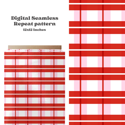 Valentine Gingham Pattern Design