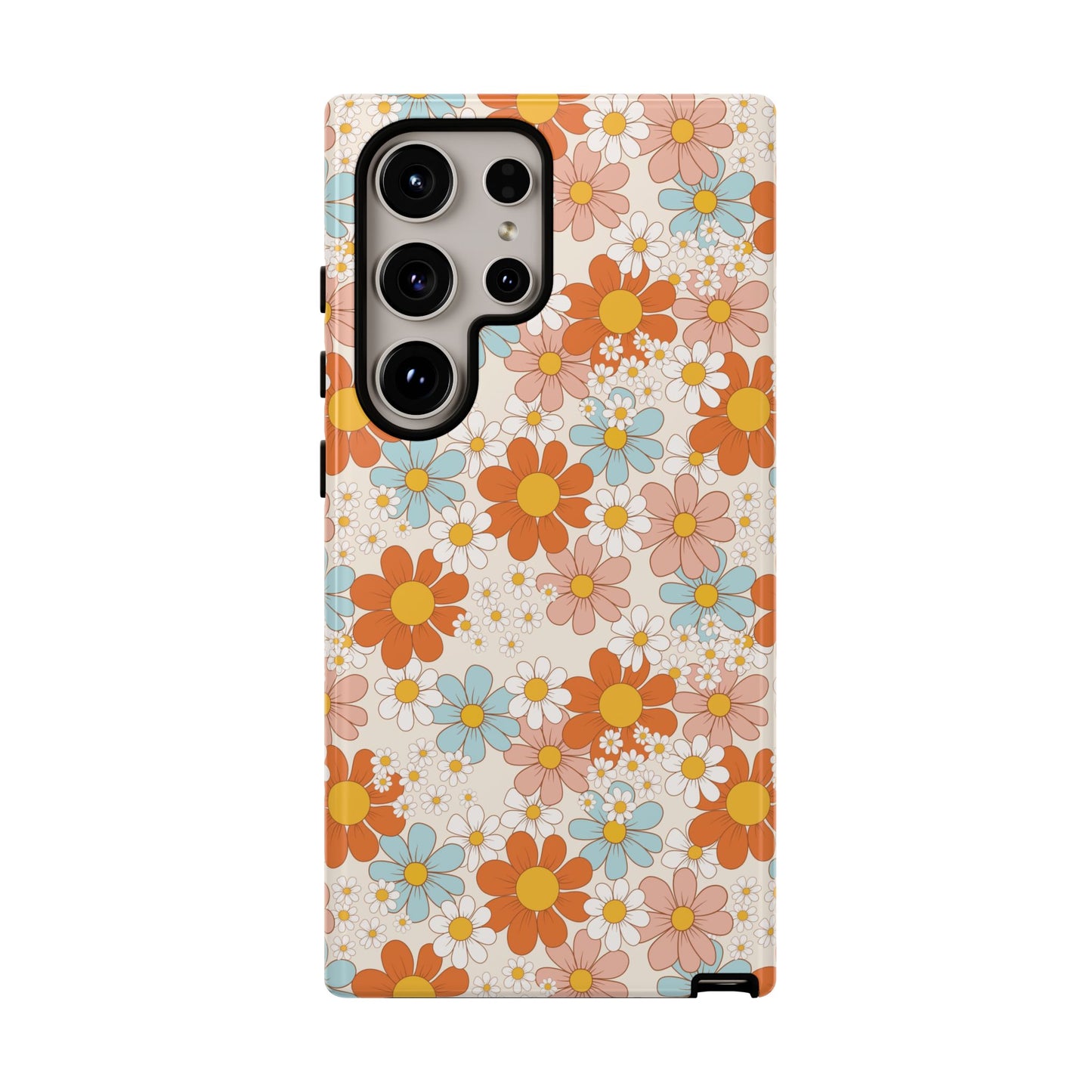 Vintage Retro Daisy Floral Phone Case