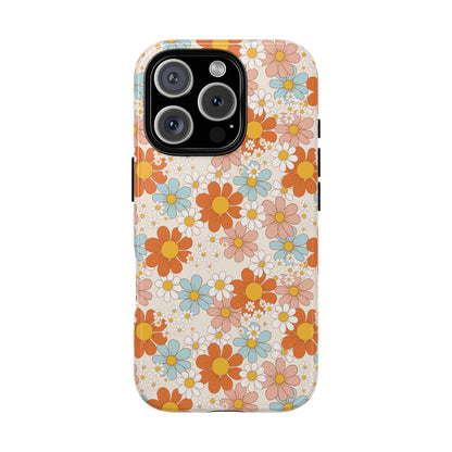 Vintage Retro Daisy Floral Phone Case