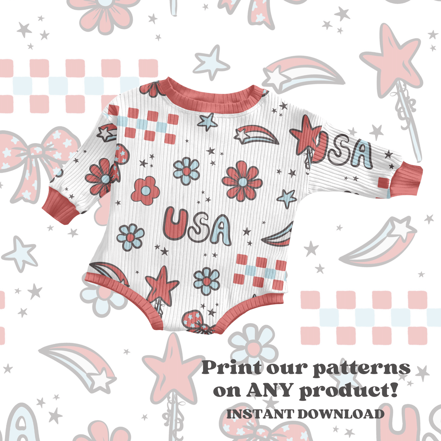 Trendy Fourth of July Pattern