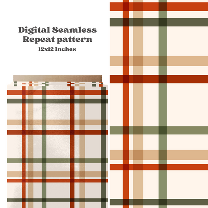 Traditional Christmas gingham