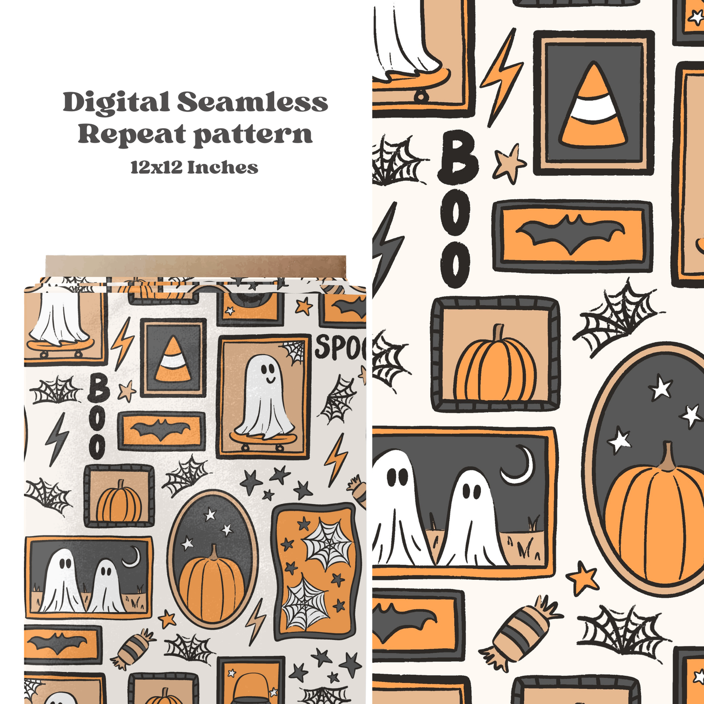 Boys Halloween frames