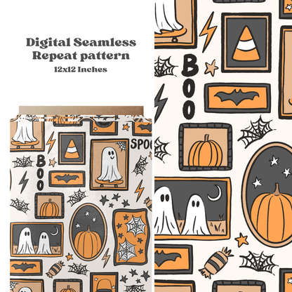 Boys Halloween frames