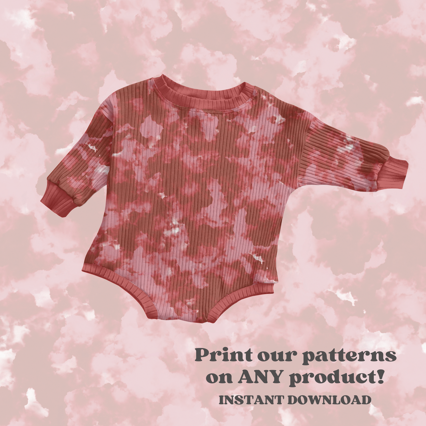 Valentine tie dye pattern design
