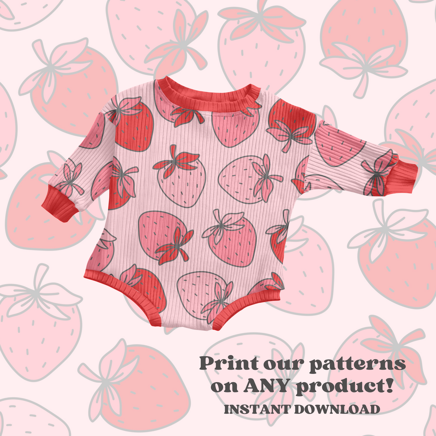Strawberry Valentine Pattern