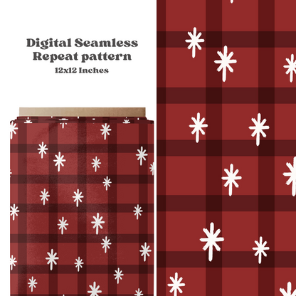 Plaid snowflakes