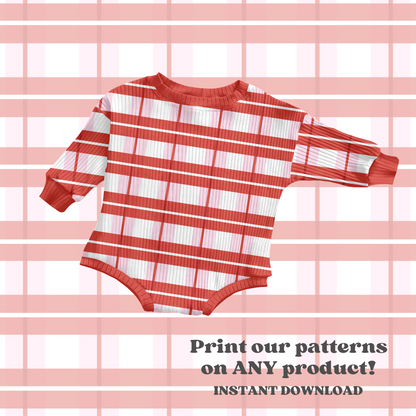 Valentine Gingham Pattern Design