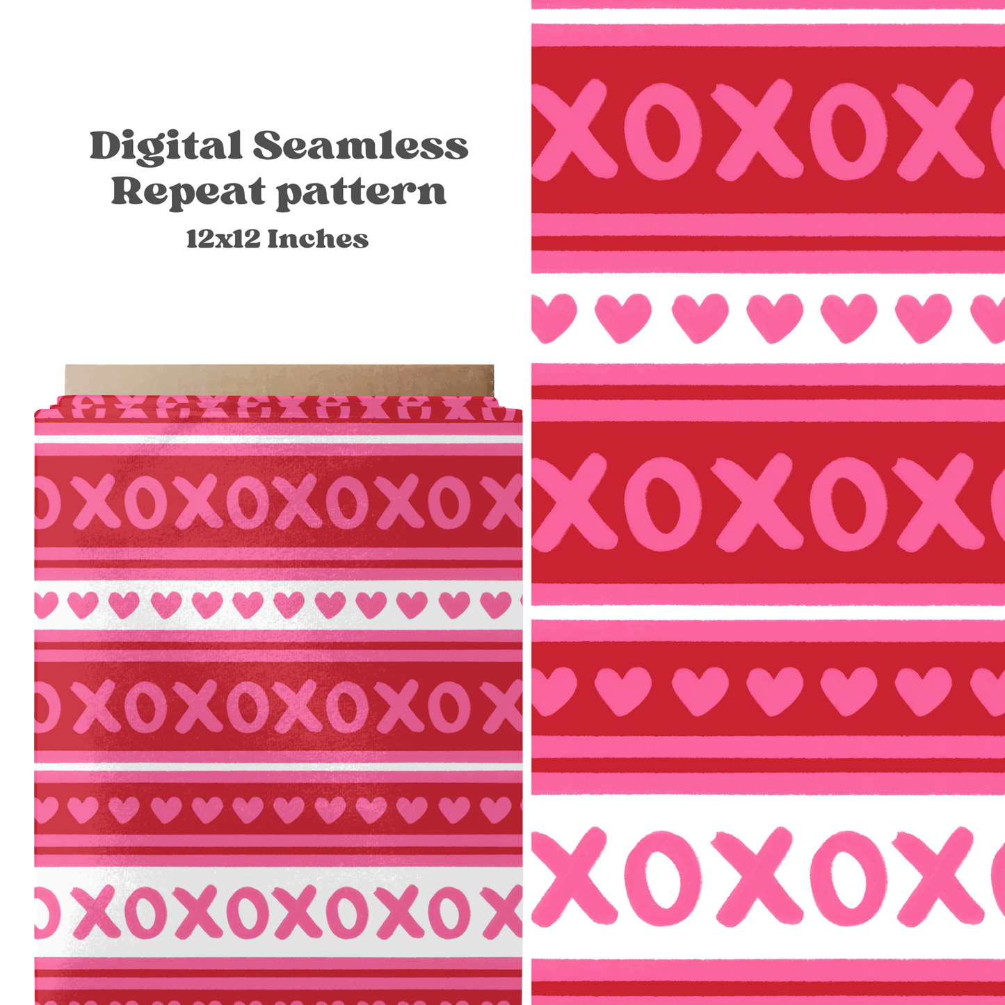 Valentine Love Stripes