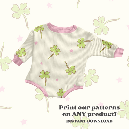 Trendy Lucky Clovers Pattern