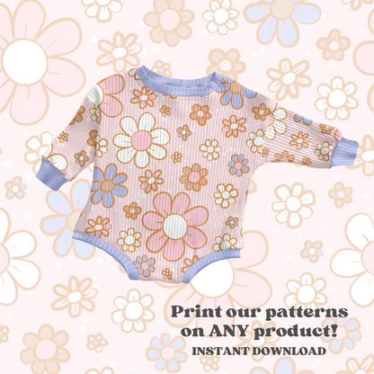 Pastel Spring Floral Pattern