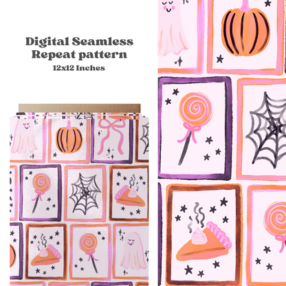 Watercolor Spooky Frames