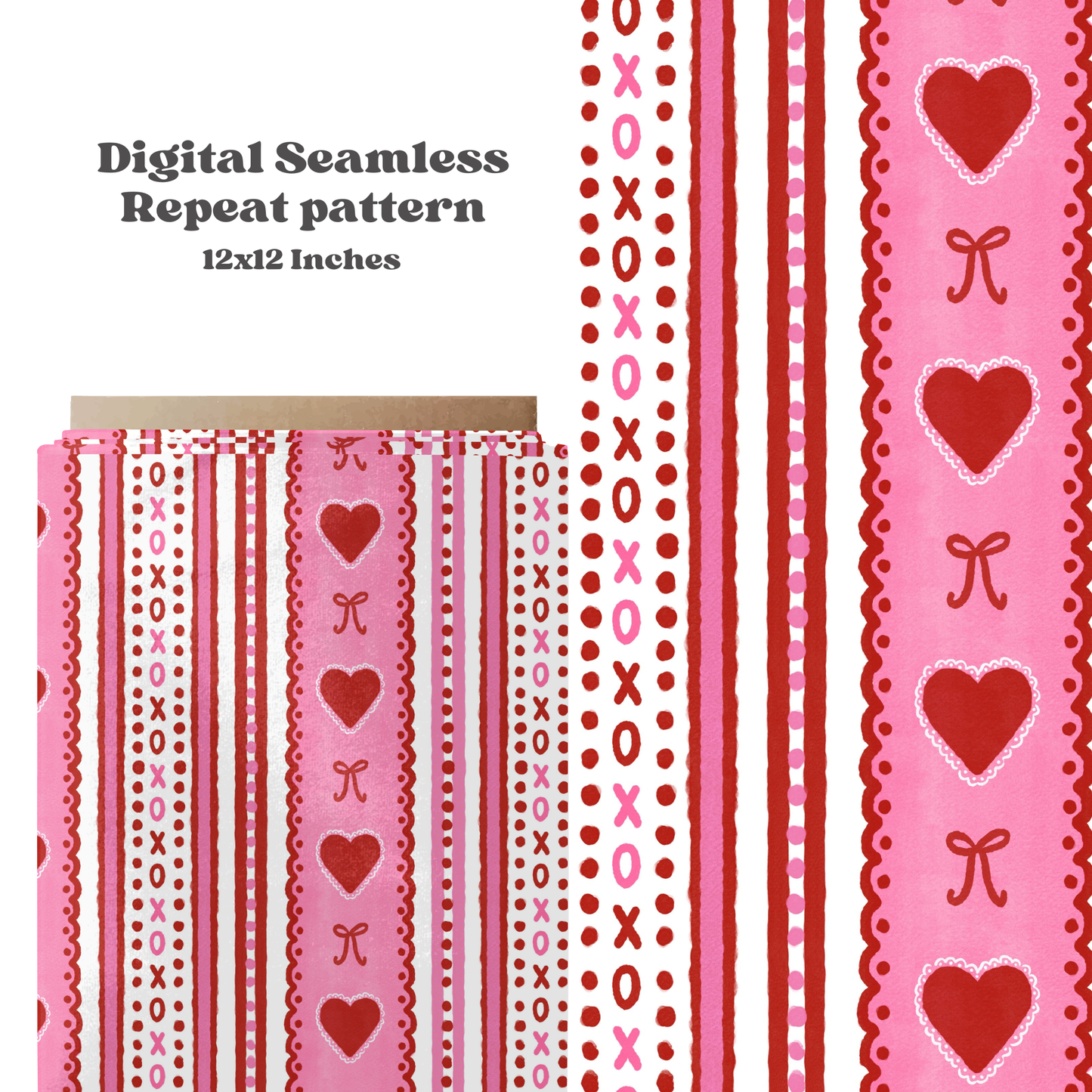 Preppy Valentine Stripe