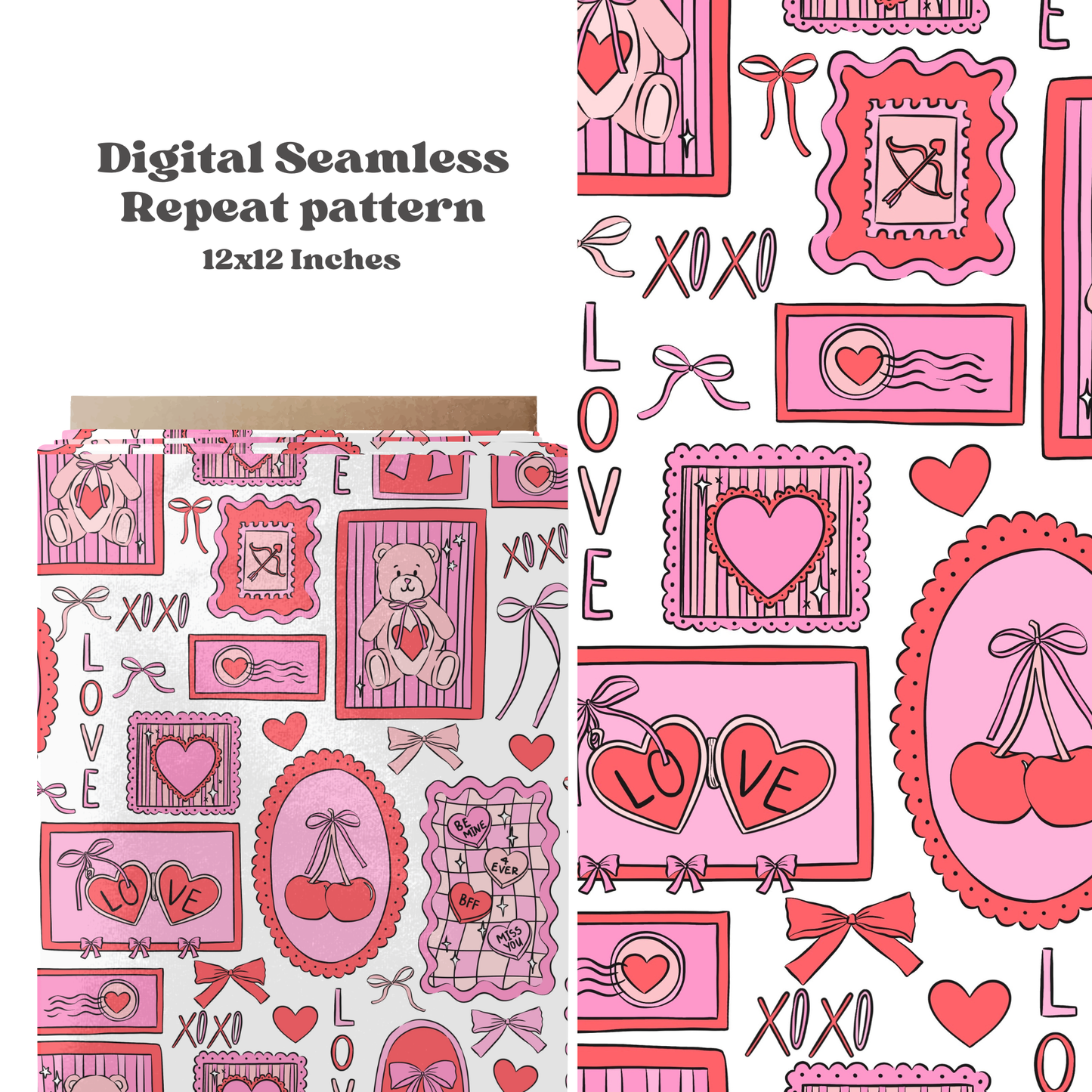 Preppy Valentine Frames