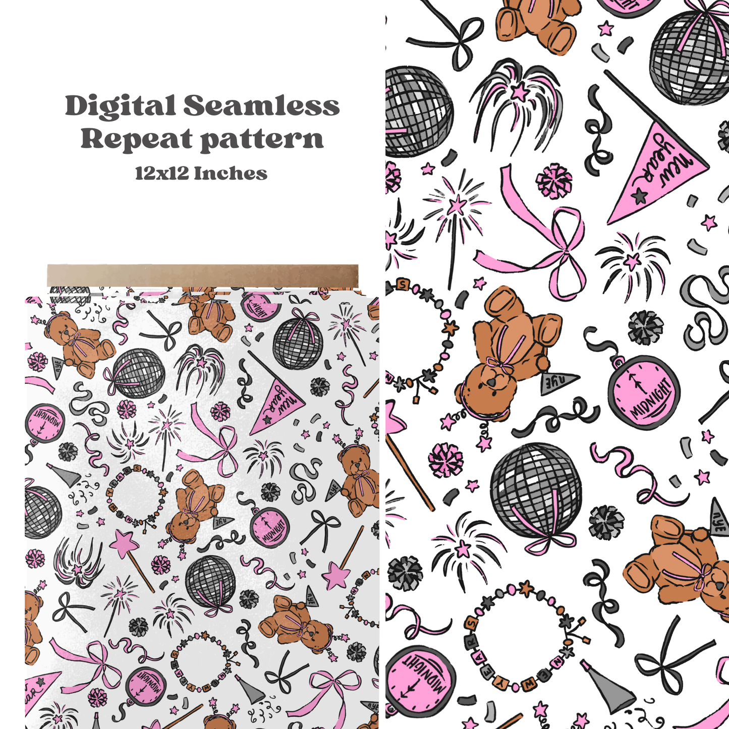 Preppy New Years Bears