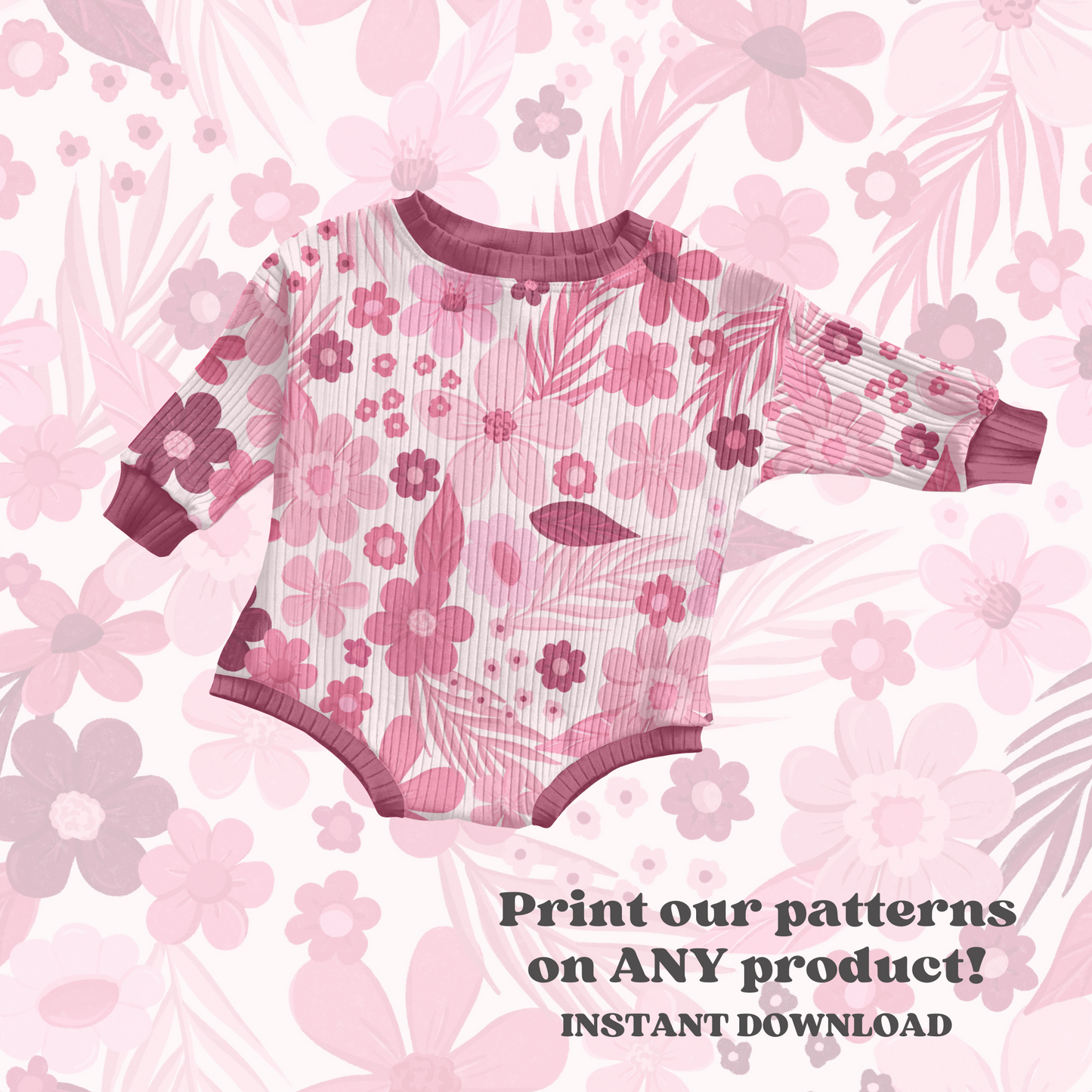 Girly Spring Floral Pattern