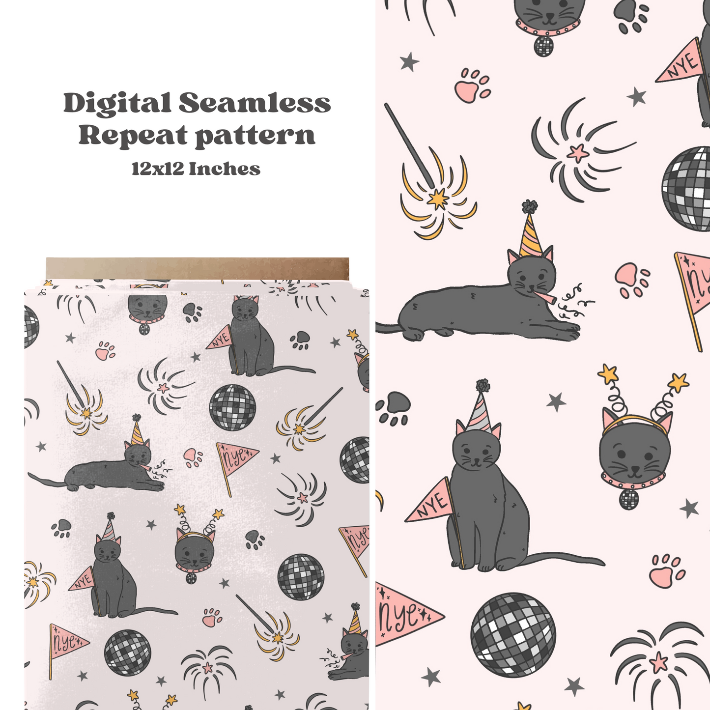 New Years Eve Cats