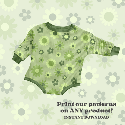 Retro Floral St. Patrick's Pattern