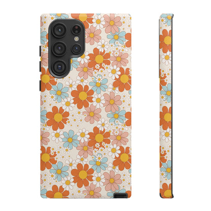 Vintage Retro Daisy Floral Phone Case