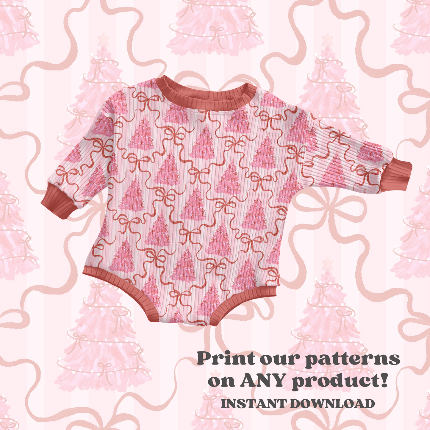 Preppy Bow Christmas trees