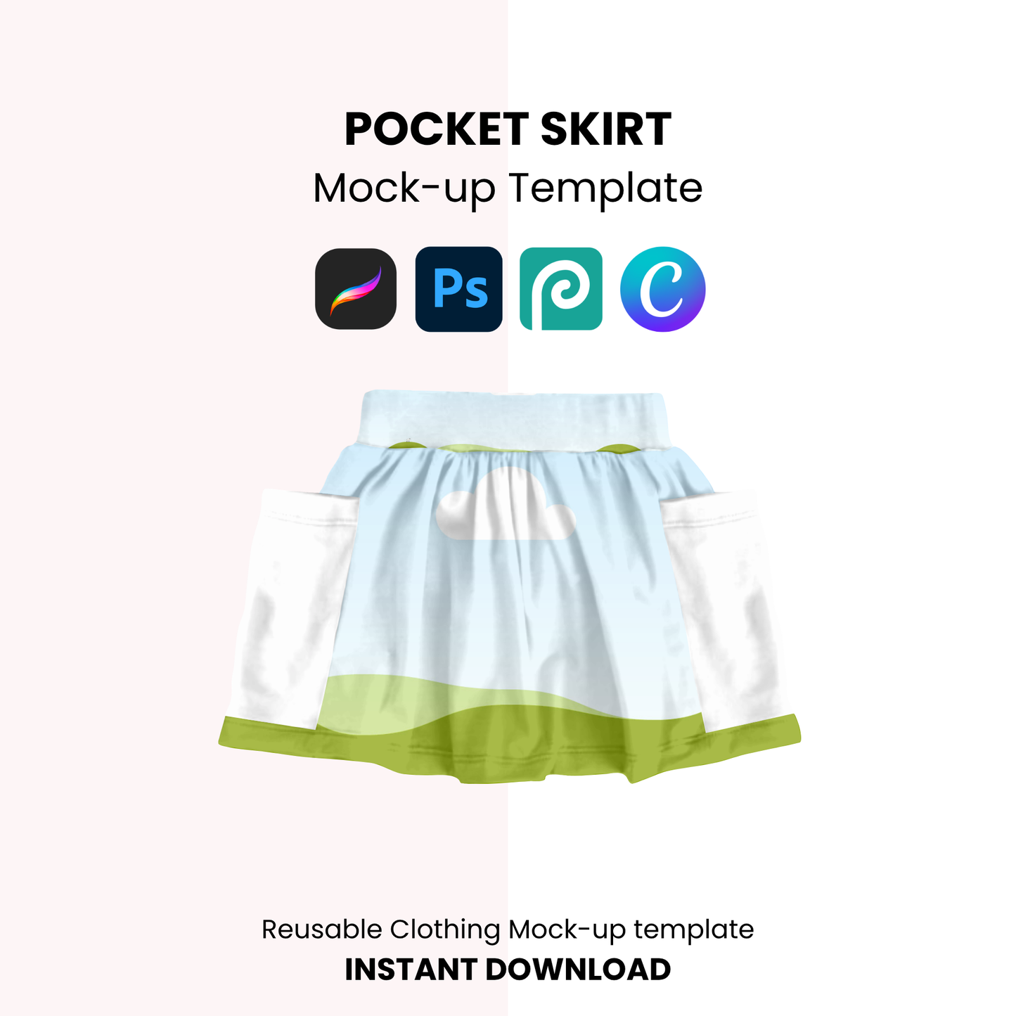 Pocket Skirt Mock-up