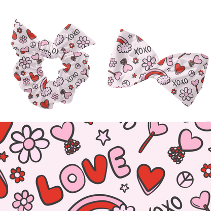 Trendy Valentine’s Day love pattern design