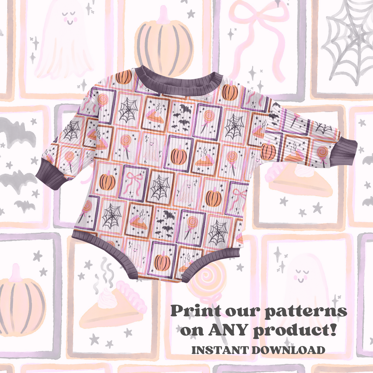 Watercolor Spooky Frames