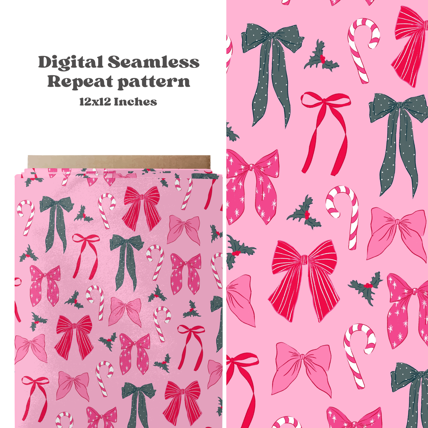 Preppy Christmas Pattern Bundle