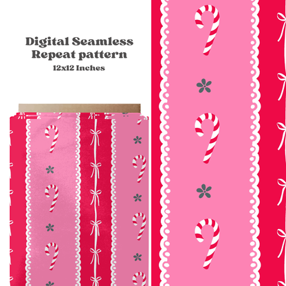 Preppy Christmas Stripe