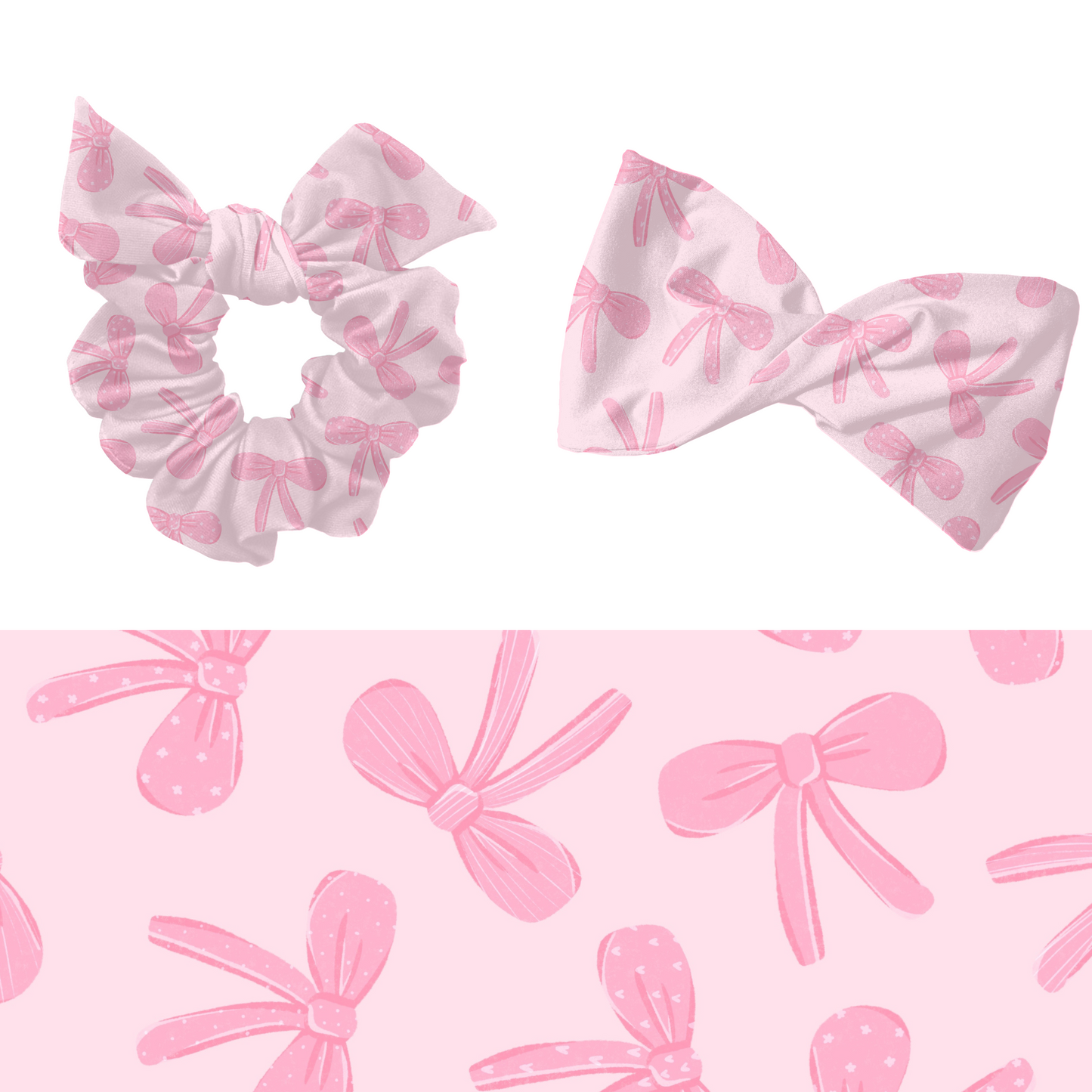 Girly pink bows Pattern