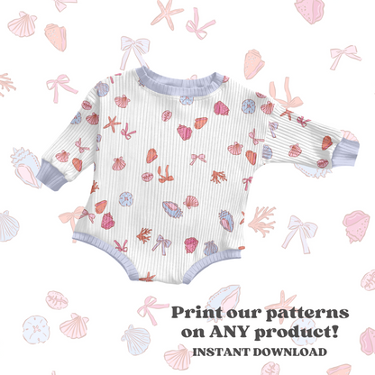 Preppy seashell bows