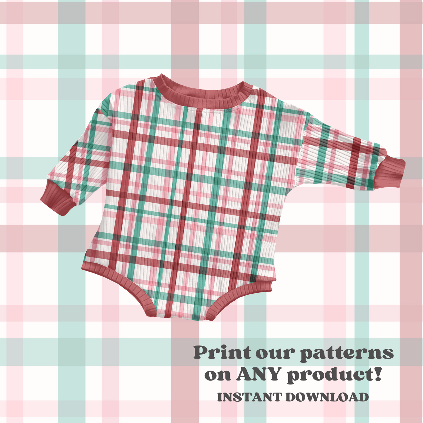 Preppy Winter Gingham plaid