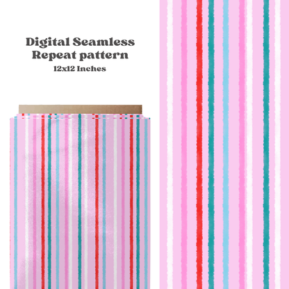 Bright Christmas stripes pattern