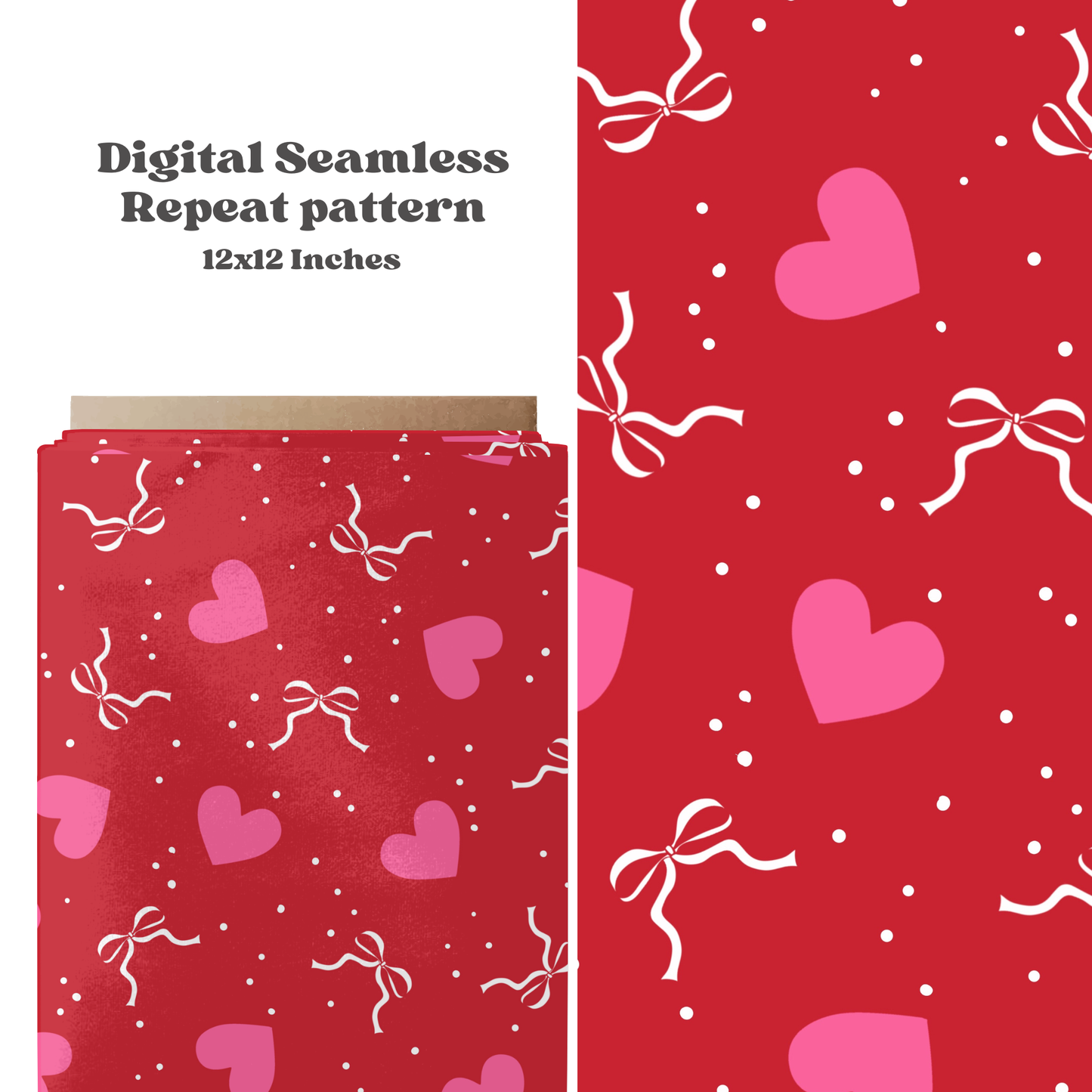 Valentine Hearts and Bows