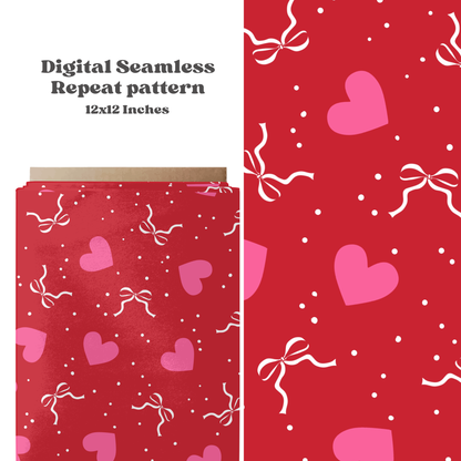 Valentine Hearts and Bows
