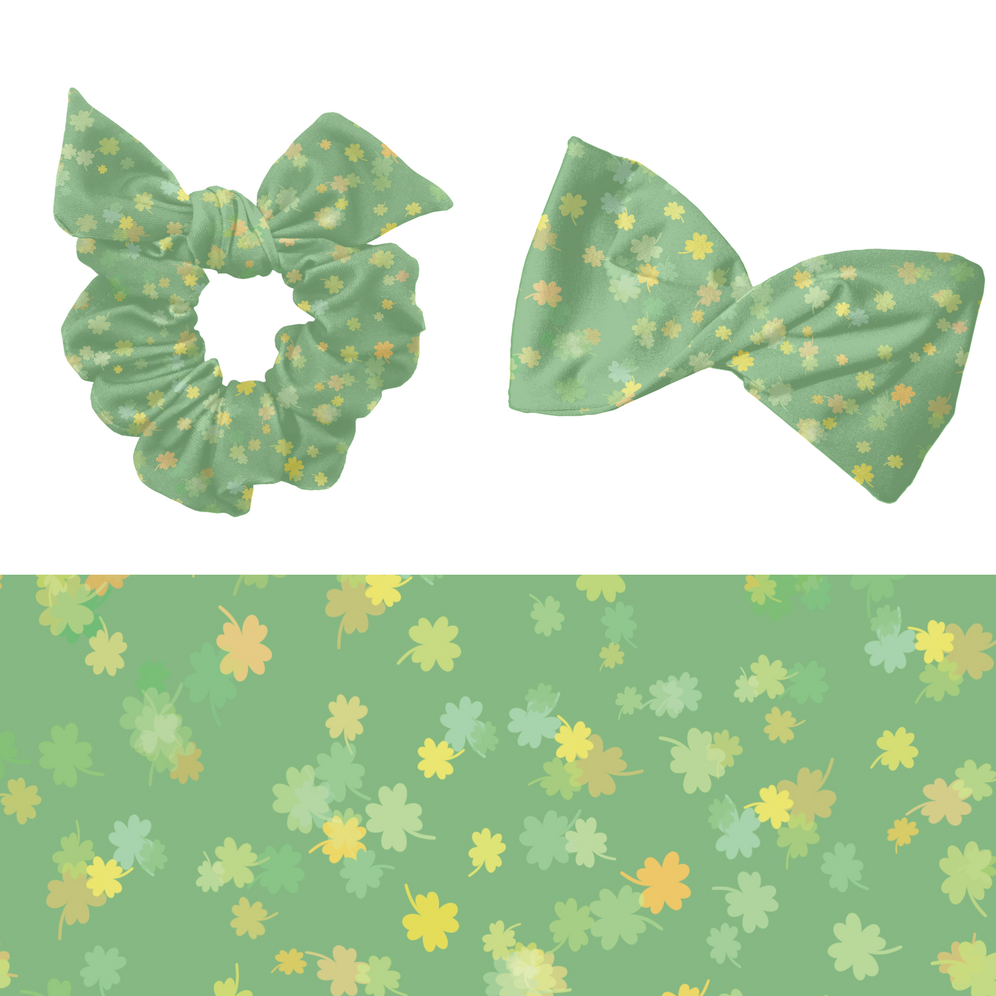 St. Patricks Clovers seamless pattern