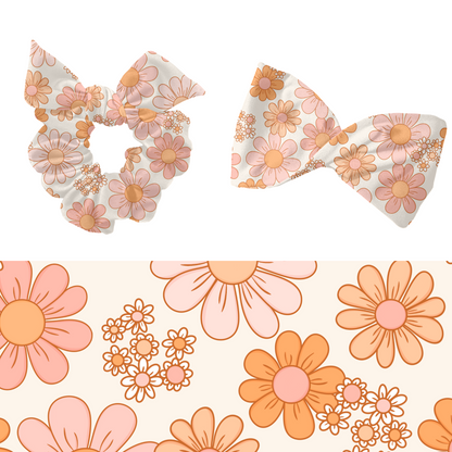 Retro spring floral Pattern