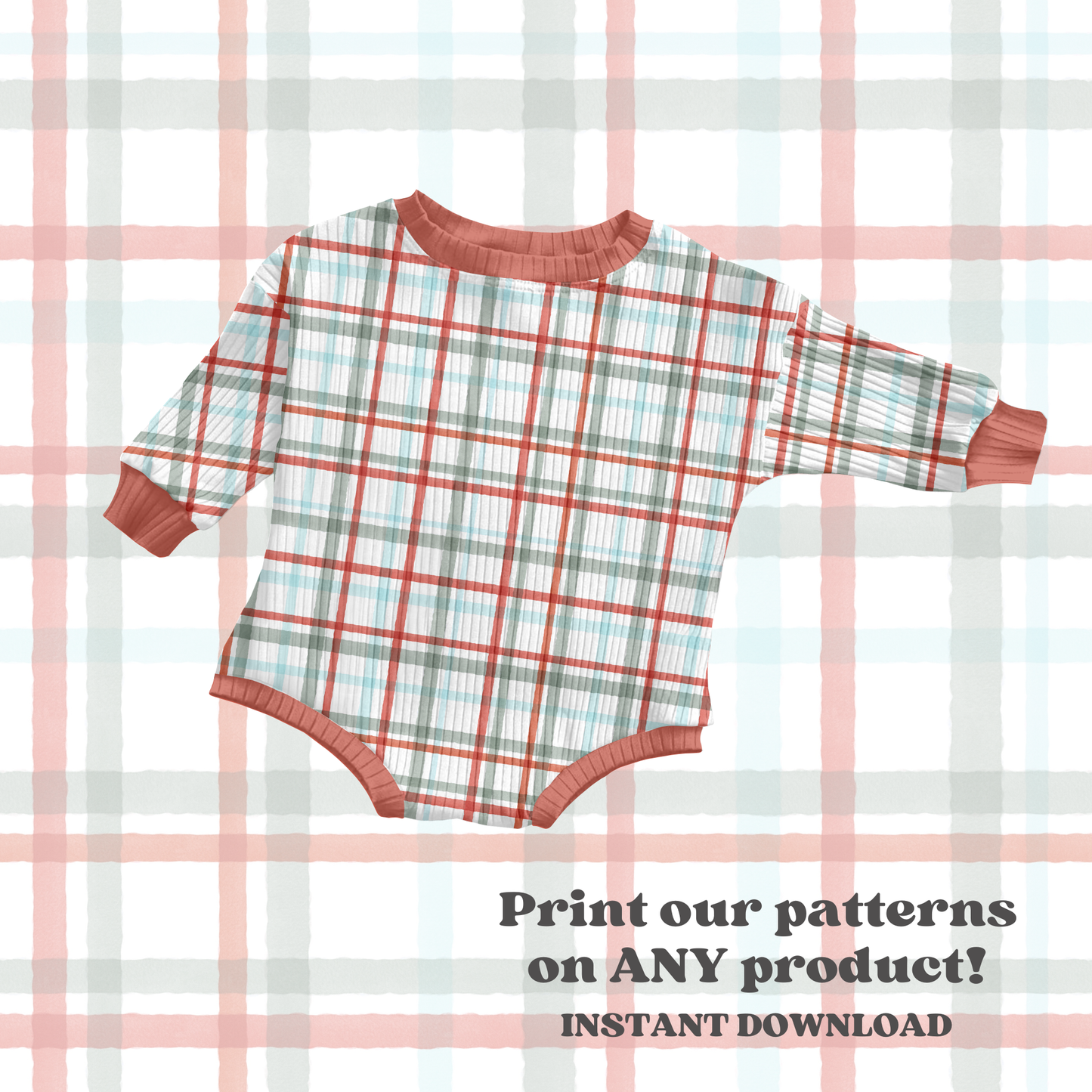 traditional Christmas plaid