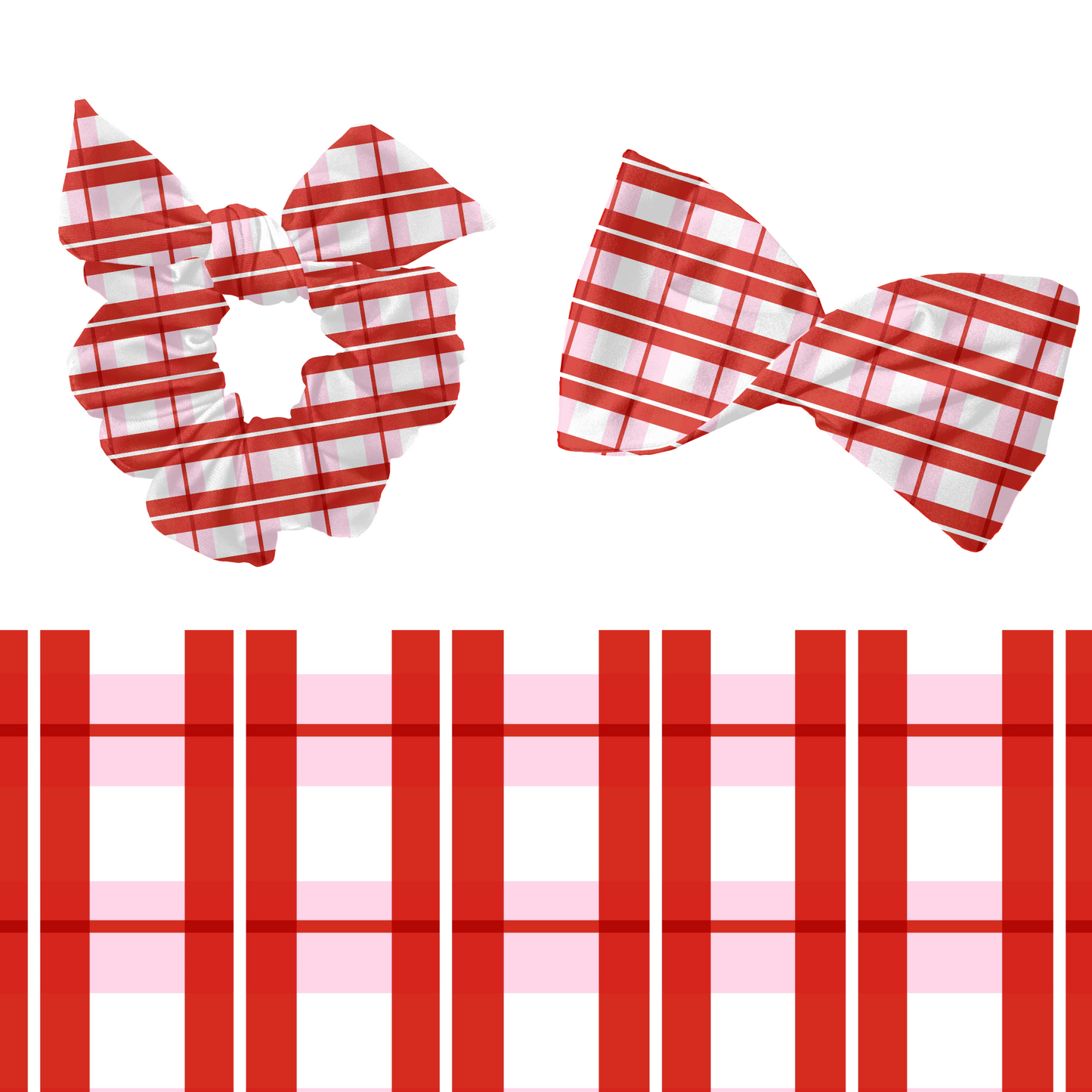 Valentine Gingham Pattern Design